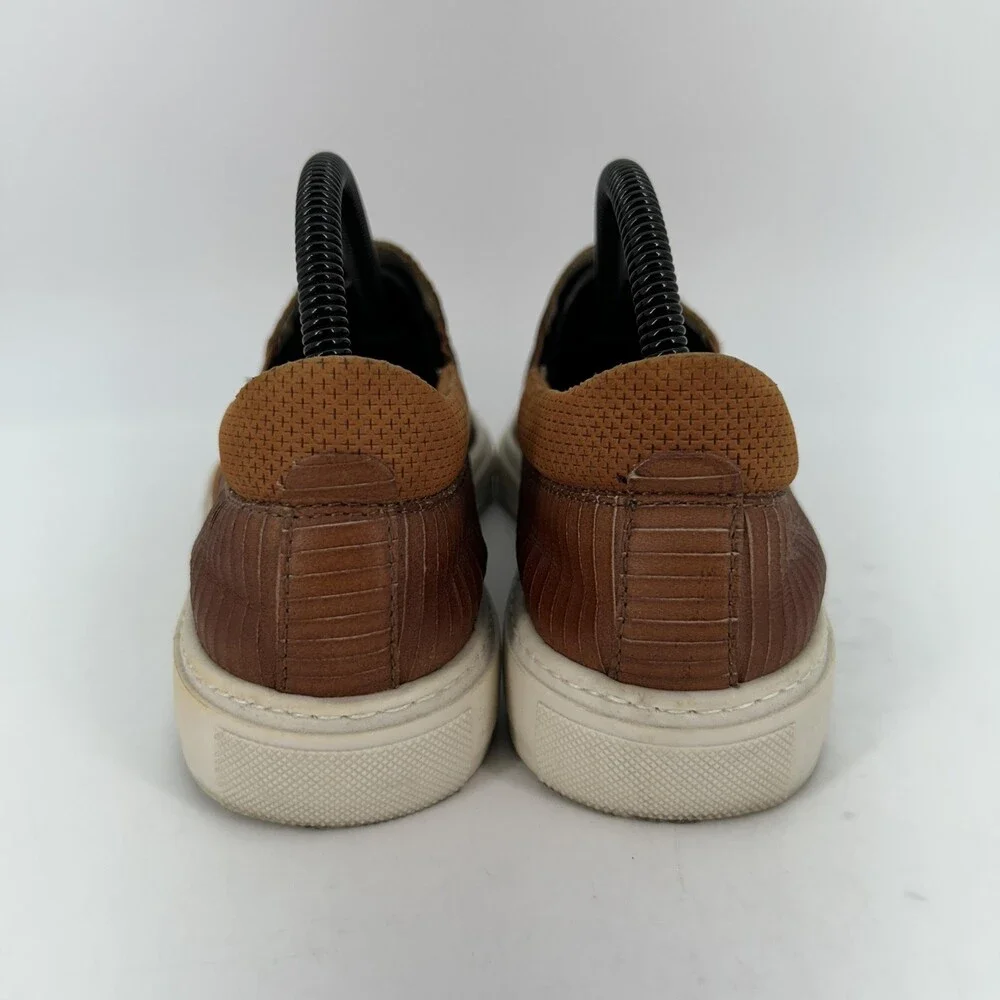 Free People Shoes Womens Size 10 EU 41 Textured Leather Slip On Comfort Sneaker